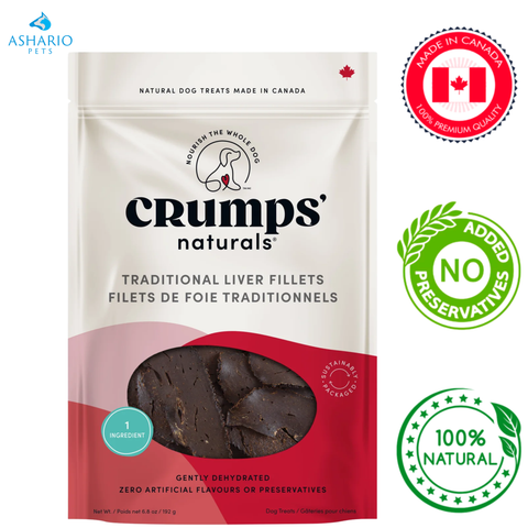 Crumps' Natural - Dehydrated Beef Liver Fillets Dog Treats — main
