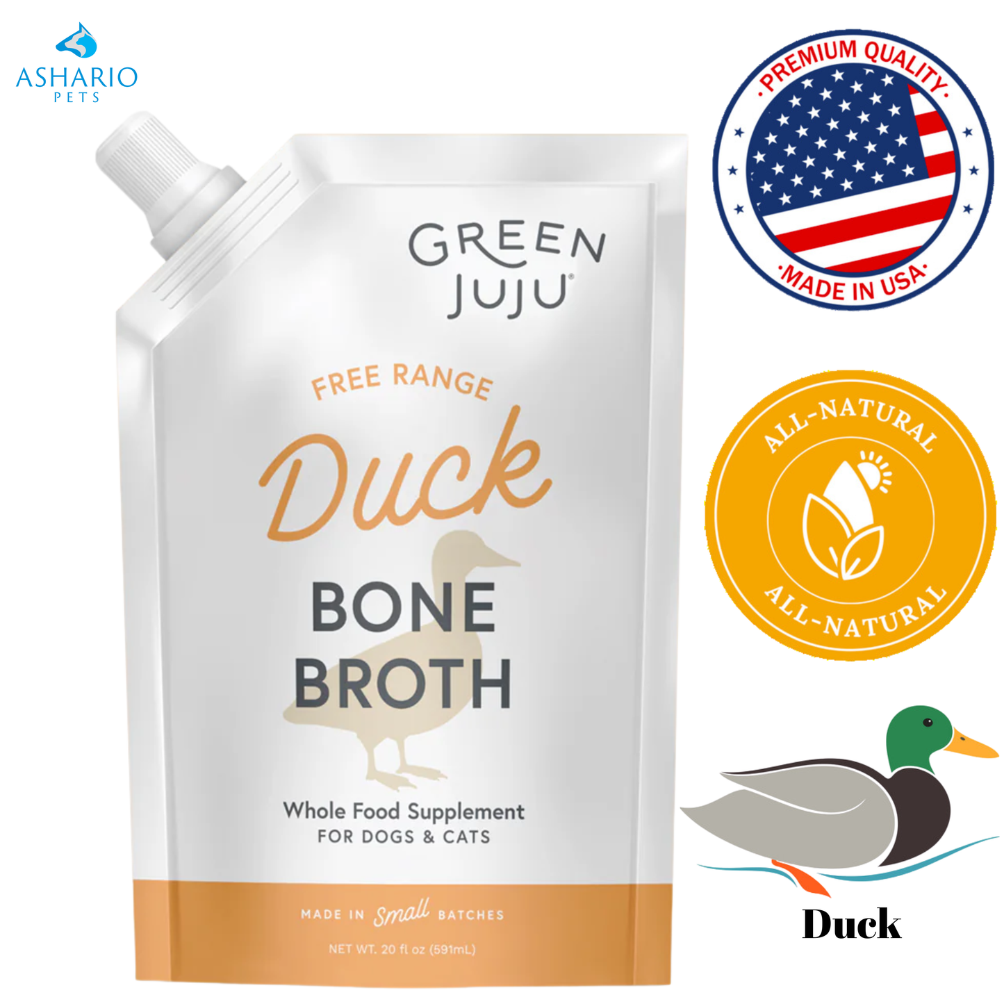 Green Juju - Free Range Duck Bone Broth