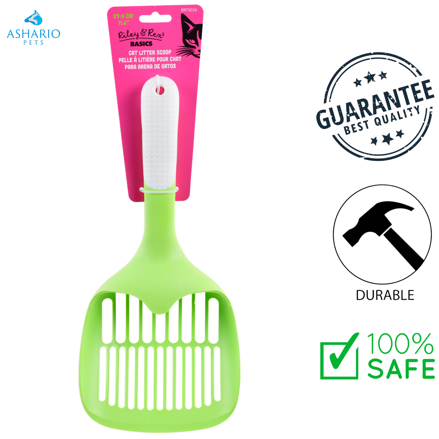 Riley & Rex - Litter Scoop With Comfort Grip — main