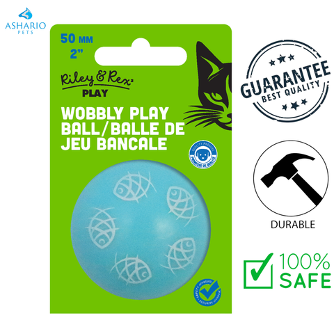 Riley & Rex - Wobbly Play Ball Cat Toy