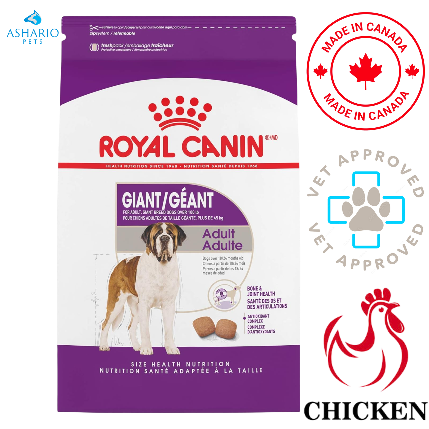 Royal Canin - Size Health Nutrition Giant Adult Dry Dog Food — main