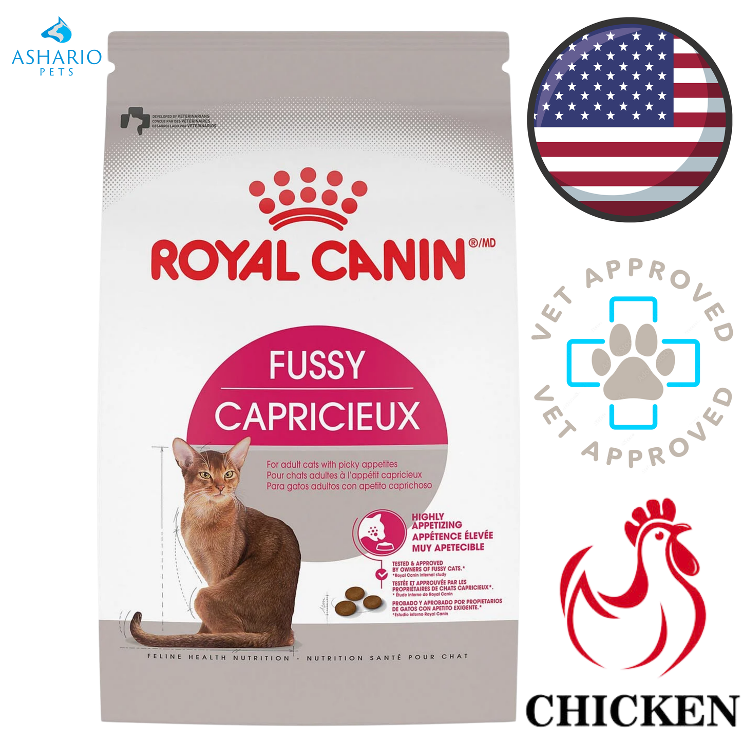 Royal Canin - Feline Health Nutrition Fussy Adult Dry Cat Food — main