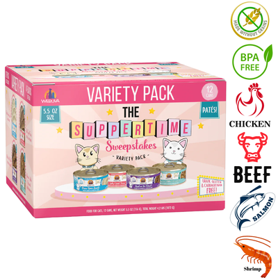 Weruva - Suppertime Sweepstakes Variety Pack Canned Cat Food