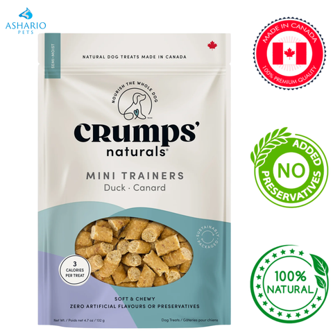 Crumps' Natural - Semi Moist Mini Trainers Duck Dog Treats — main