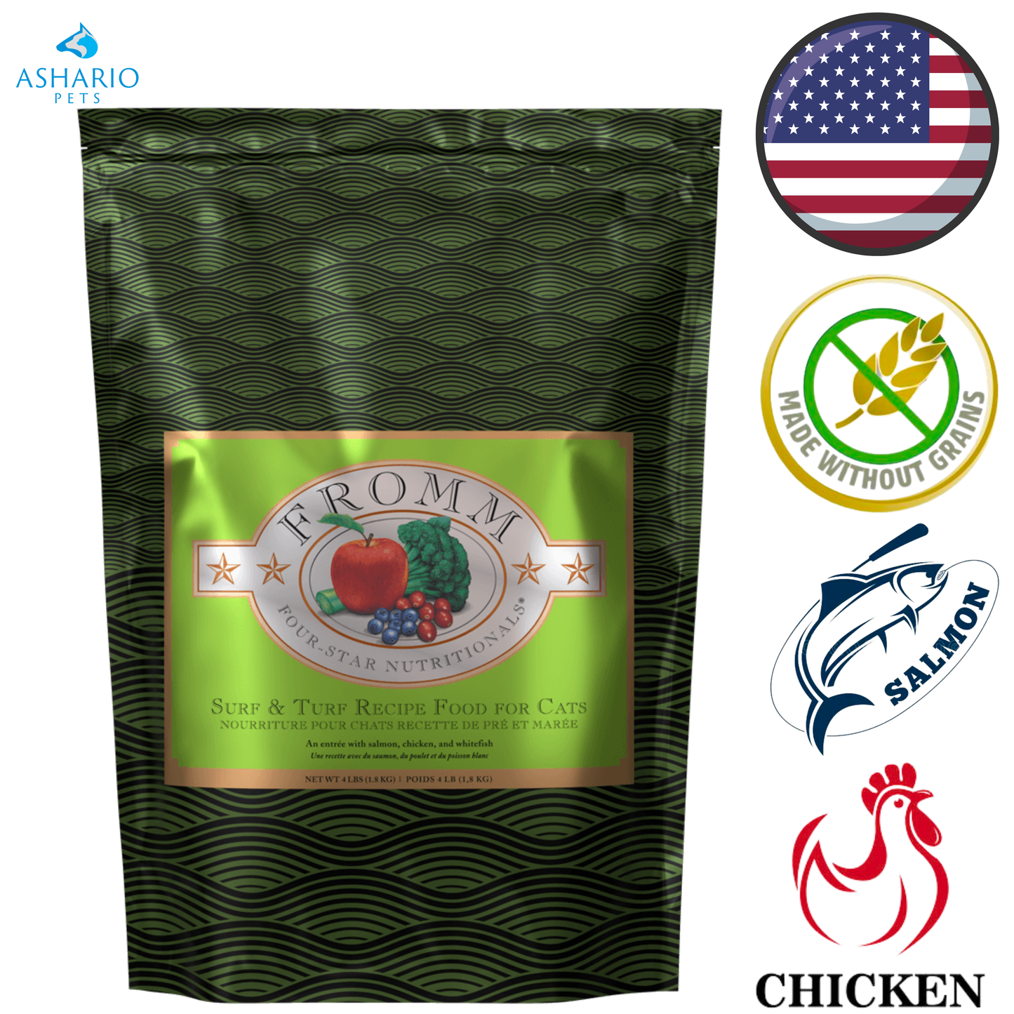 Fromm - Four Star Nutritionals Surf & Turf Dry Cat Food — main