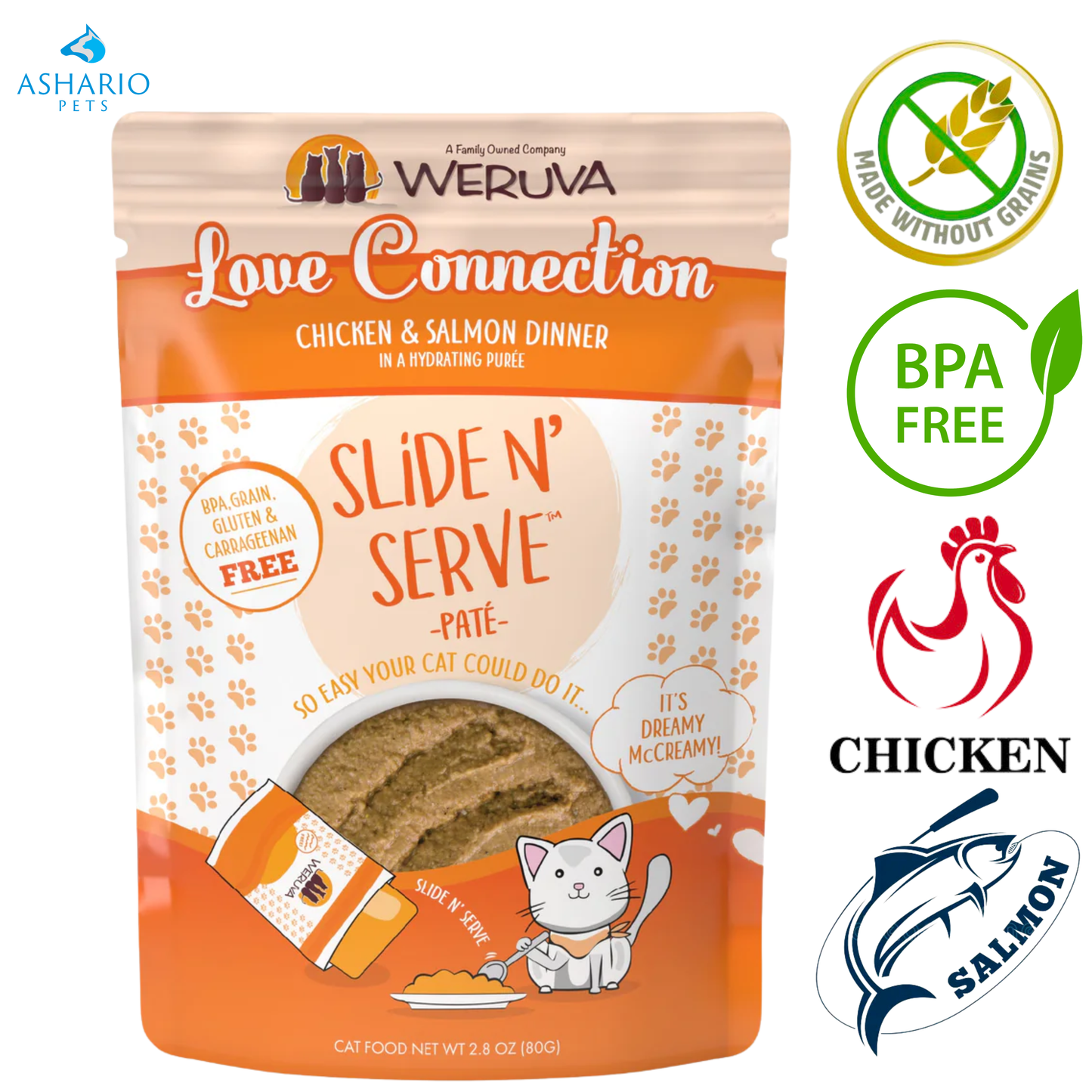 Weruva - Love Connection Wet Cat Food Pouch — view 2