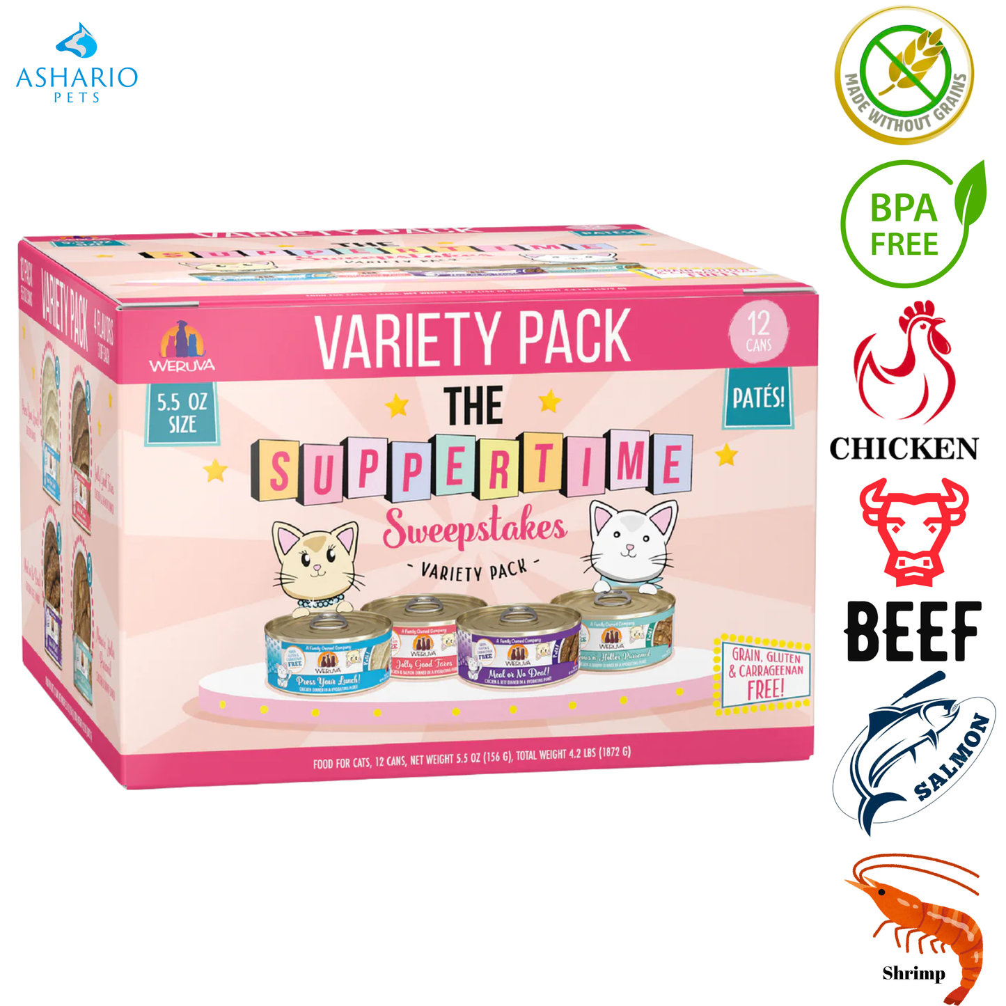 Weruva - Suppertime Sweepstakes Variety Pack Canned Cat Food