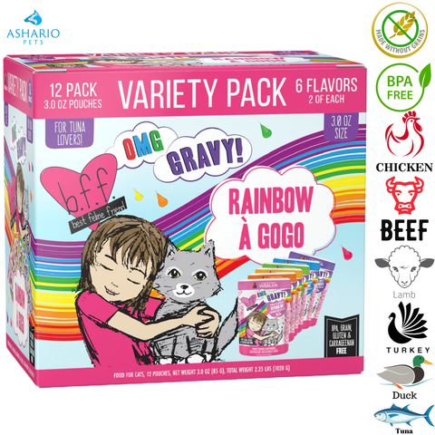 Weruva - BFF Rainbow A Gogo Variety Pack Wet Cat Food Pouch — main