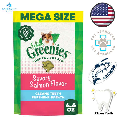 Greenies - Oven-Roasted Salmon Dental Cat Treats — main
