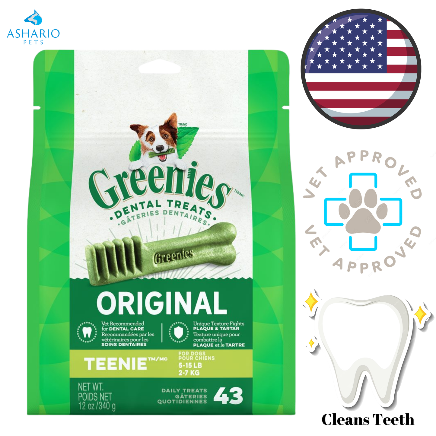 Greenies - Teenie Original Dental Dog Treats — view 2