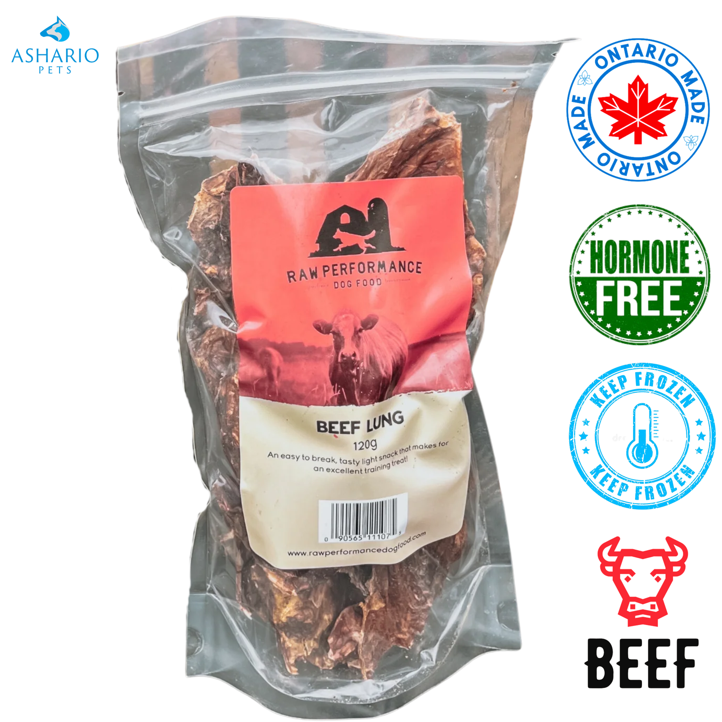 Raw Performance - Beef Lung Dog Treats