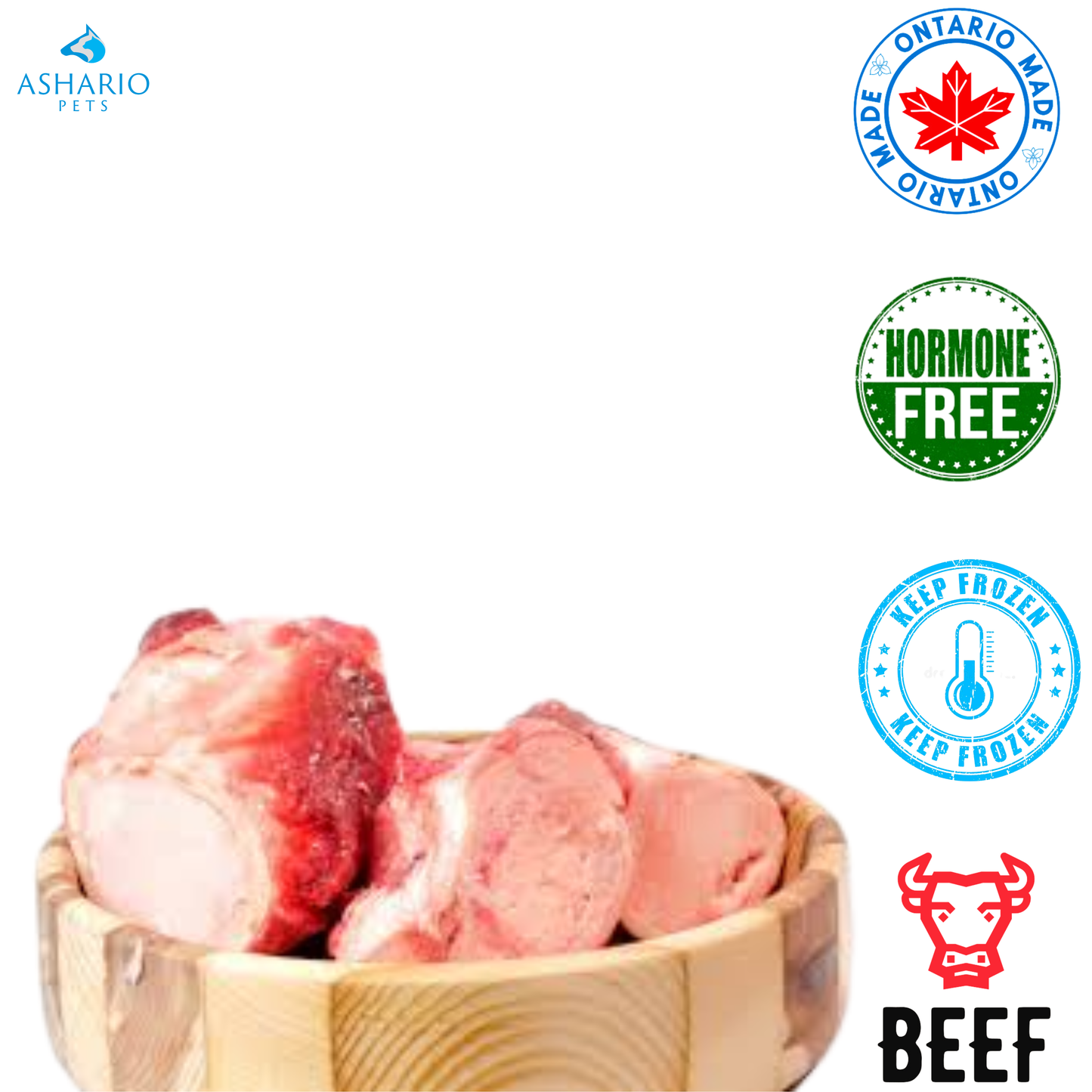 Raw Performance - Medium Beef Bone Marrow Dog Treats — main