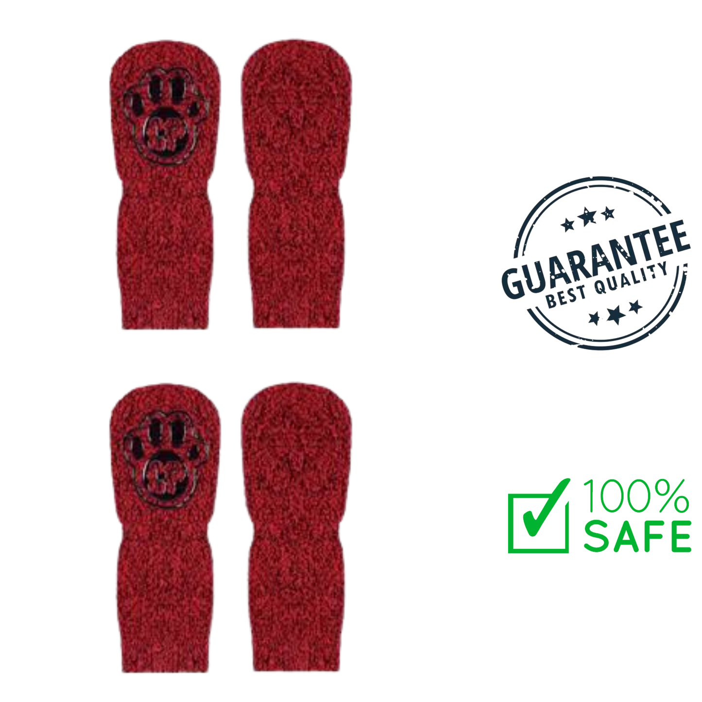 Canada Pooch - The Basic Sock - Red — main