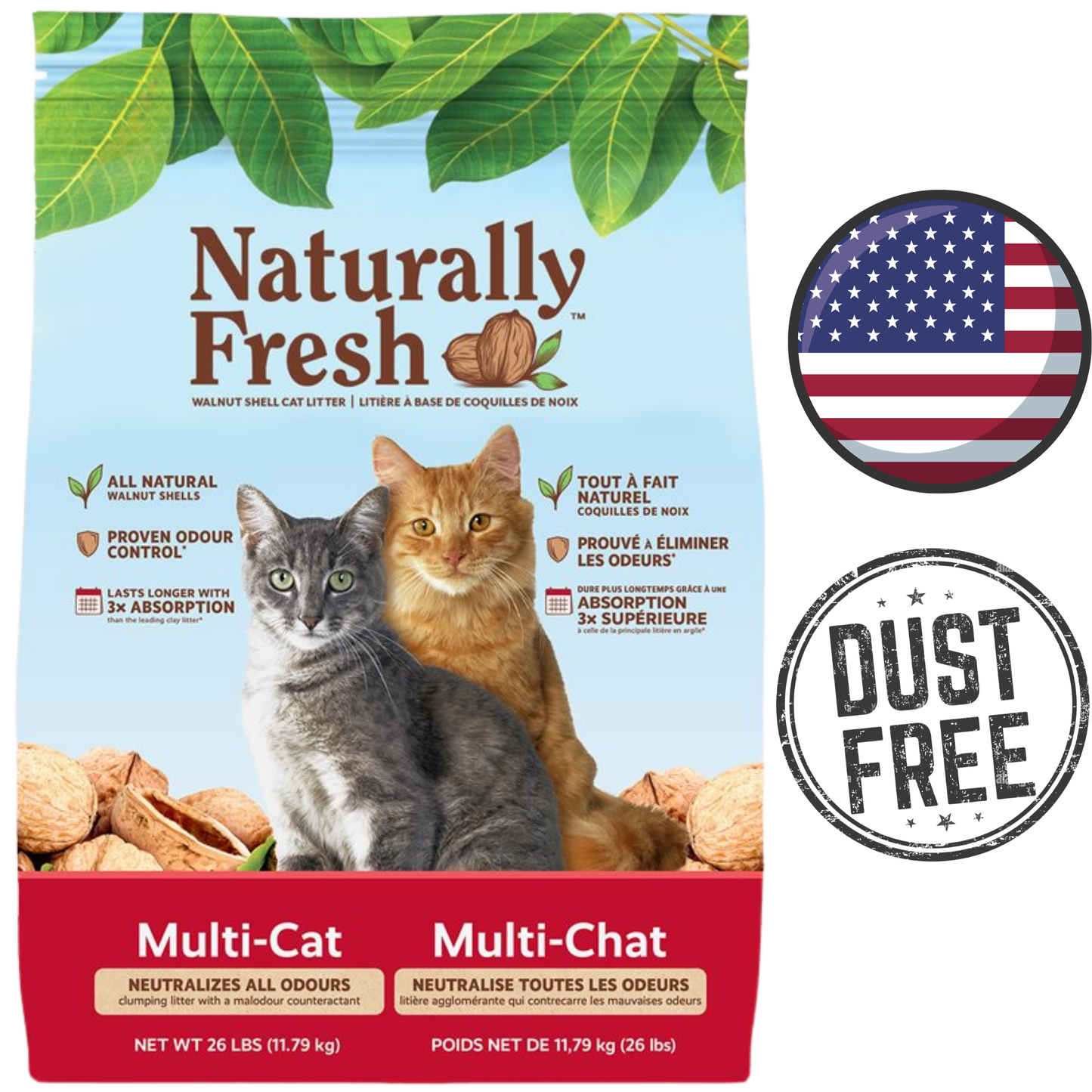 Naturally Fresh - Multi-Cat Clumping Cat Litter — view 2