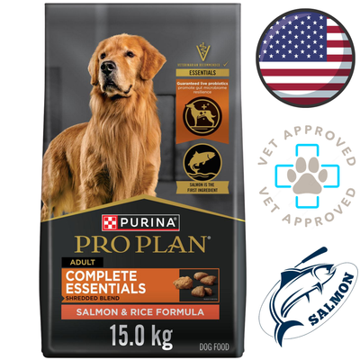 Purina - Pro Plan Complete Essentials Shredded Blend Salmon & Rice Dry Dog Food