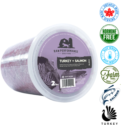 Raw Performance - Turkey & Salmon Raw Dog Food