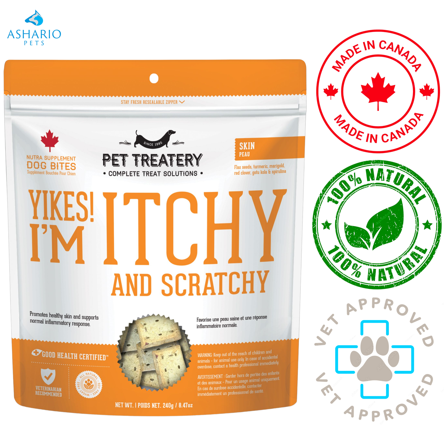 Granville - Skin And Coat Treats Yikes I'm Itchy And Scratchy
