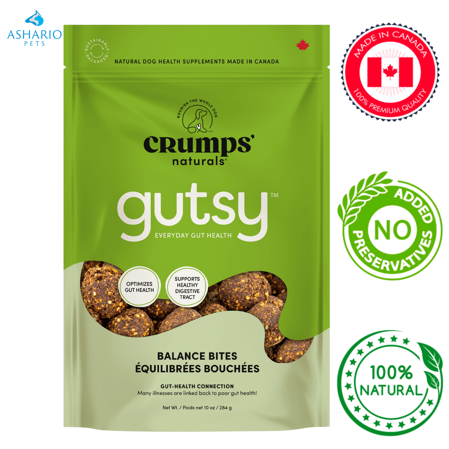 Crumps' Natural - Gutsy Balance Bites Dog Treats