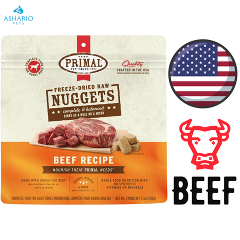 Primal - Beef Nuggets Freeze Dried Dog Food — main