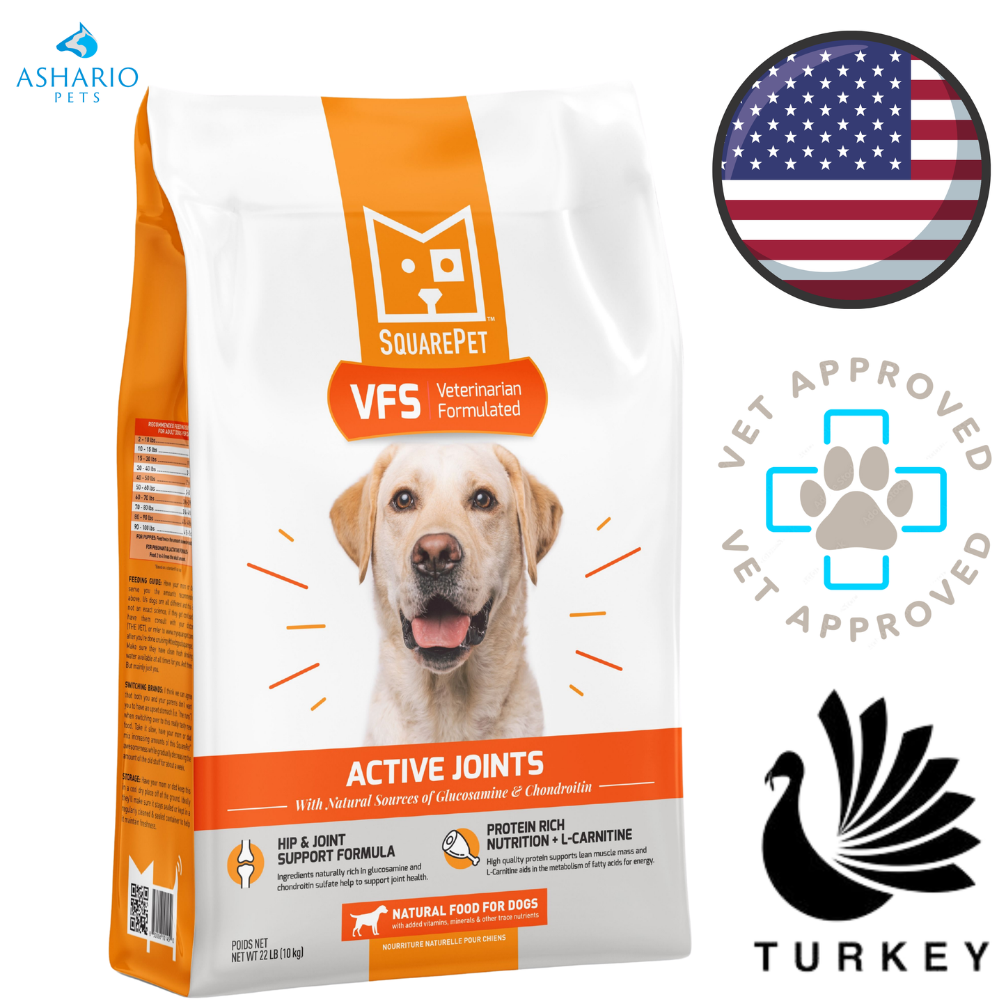 SquarePet - Active Joints Dry Dog Food