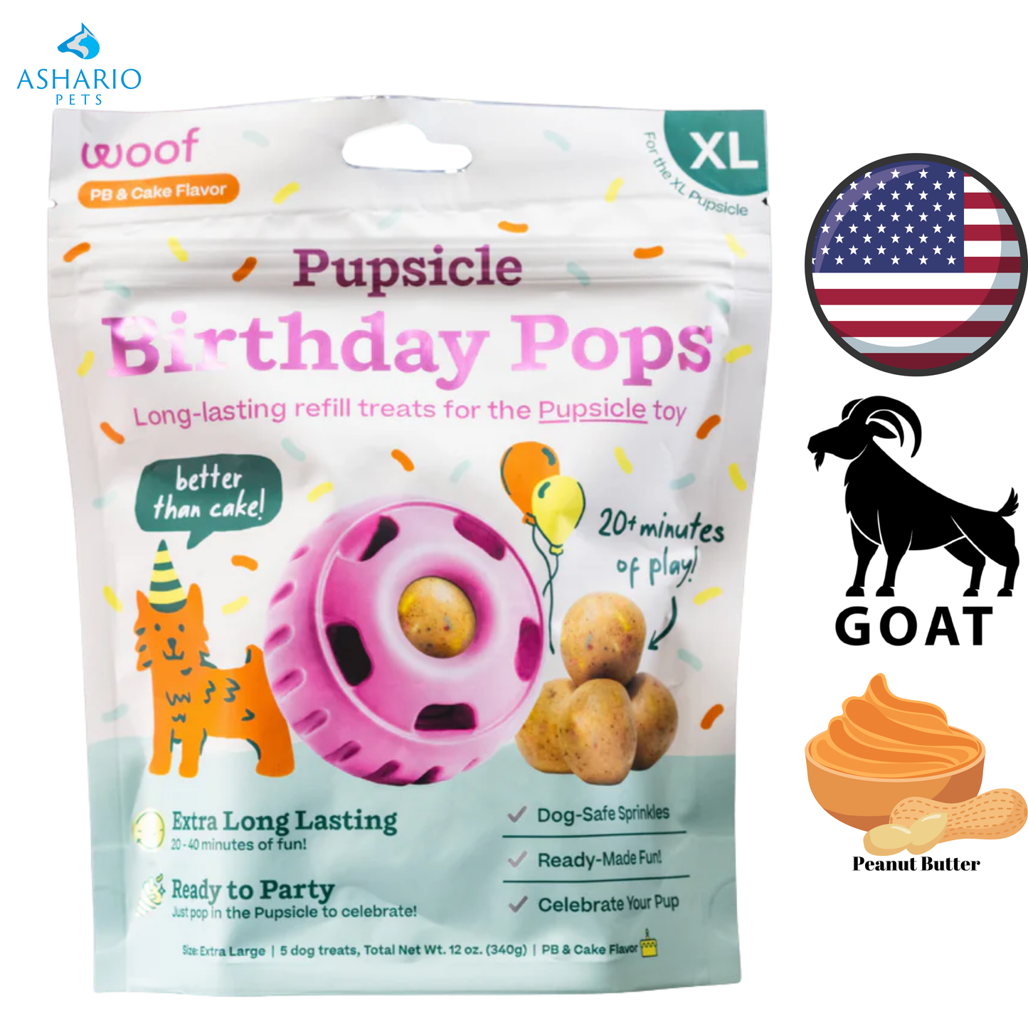 Woof - Pupsicle Birthday Pops Dog Treats — view 3