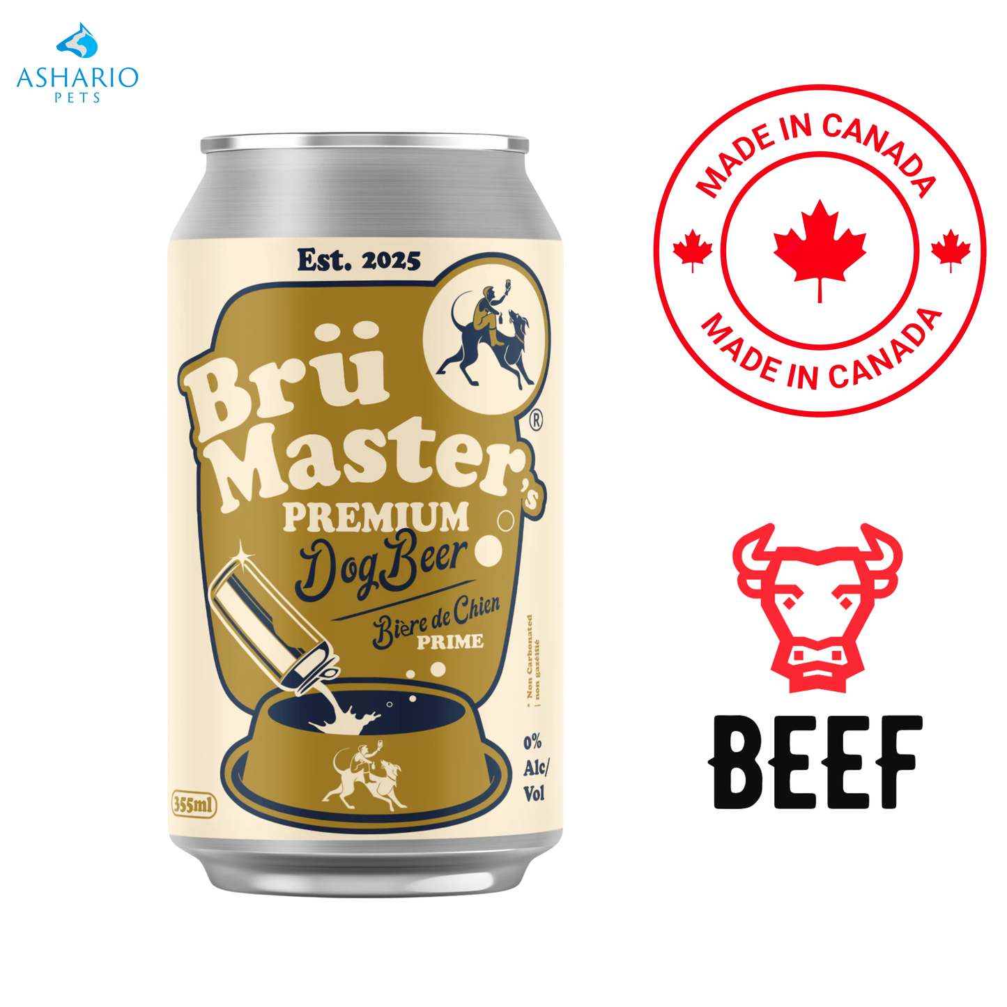 Brü Master's - Premium Dog Beer Bone Broth