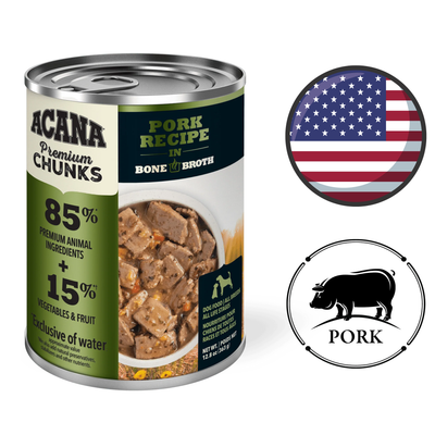 Acana - Pork In Bone Broth Canned Dog Food