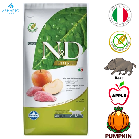 Farmina - Boar & Apple Adult Dry Cat Food — main