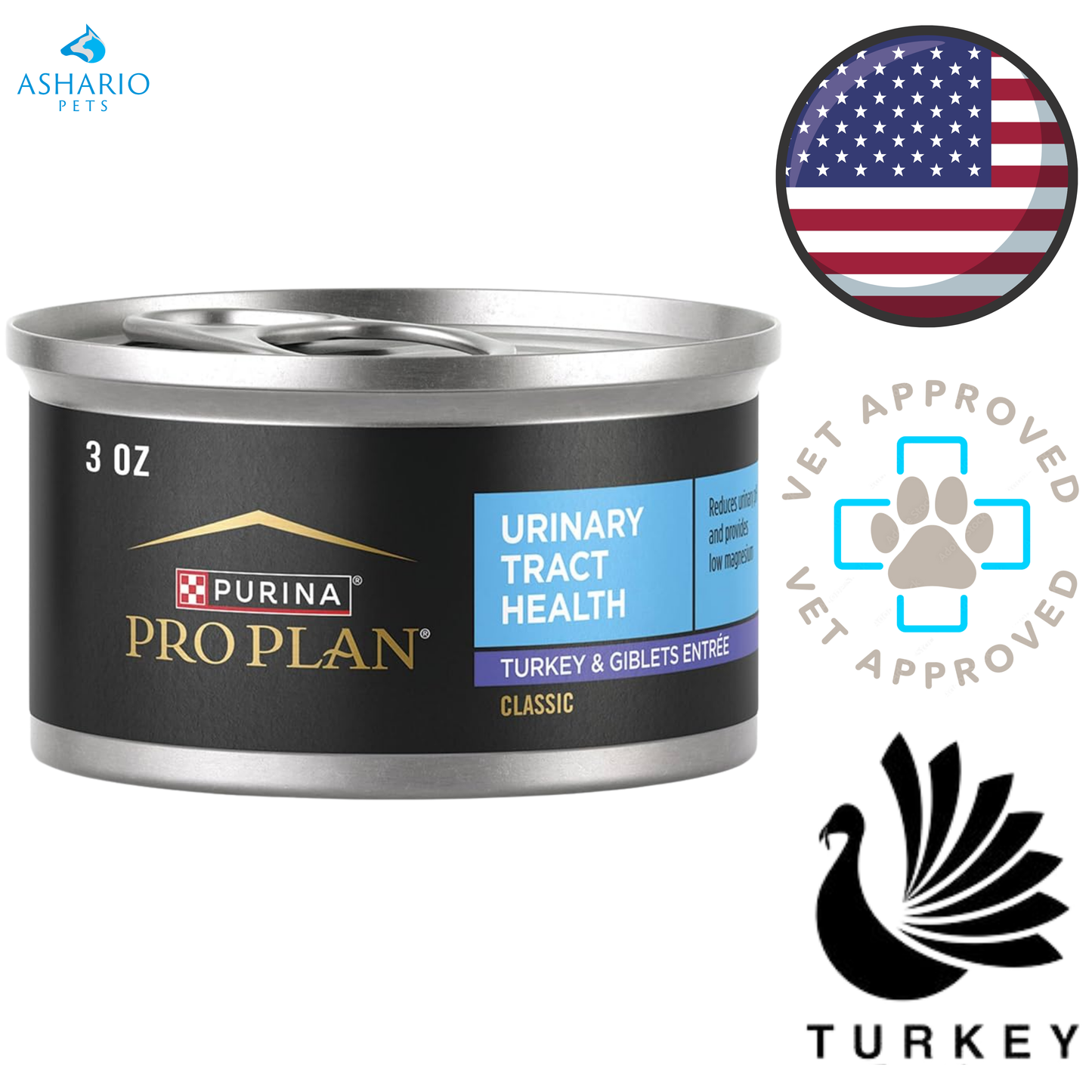 Purina - Pro Plan Specialized Urinary Tract Health Turkey Entree Canned Cat Food — main