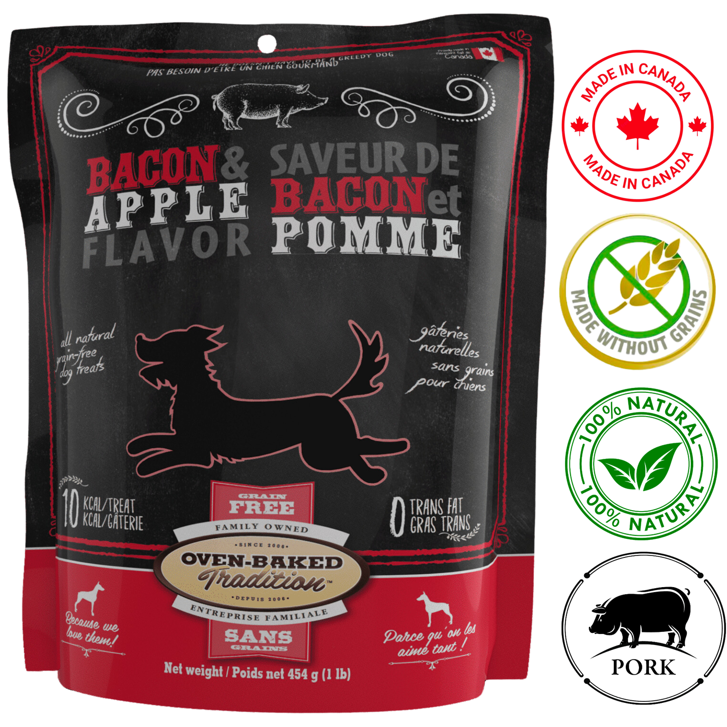 Oven-Baked Tradition - Grain Free Bacon Dog Treats