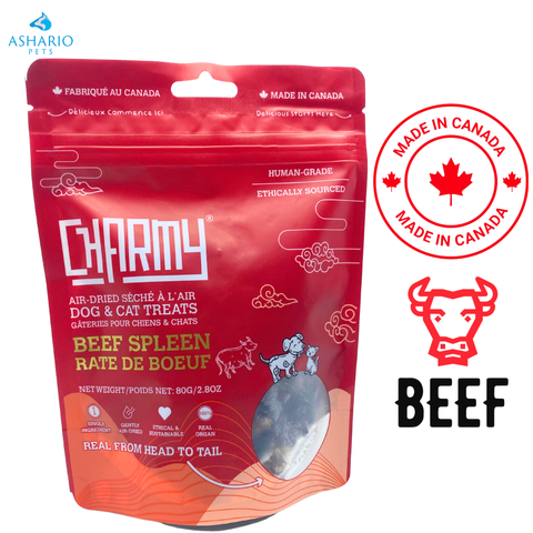 Charmy - Beef Spleen Air Dried Dog Treats