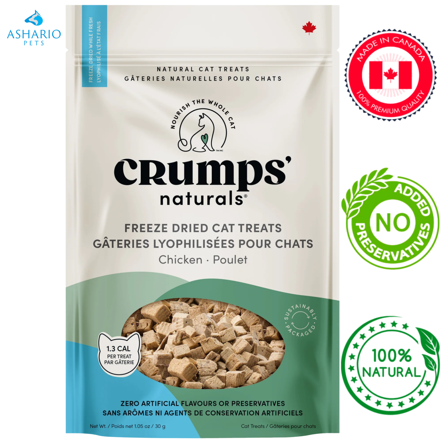 Crumps' Natural - Freeze Dried Chicken Cat Treats