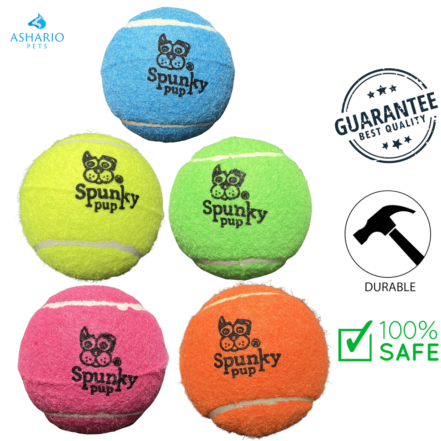 Spunky Pup - Tennis Ball Dog Toy — main