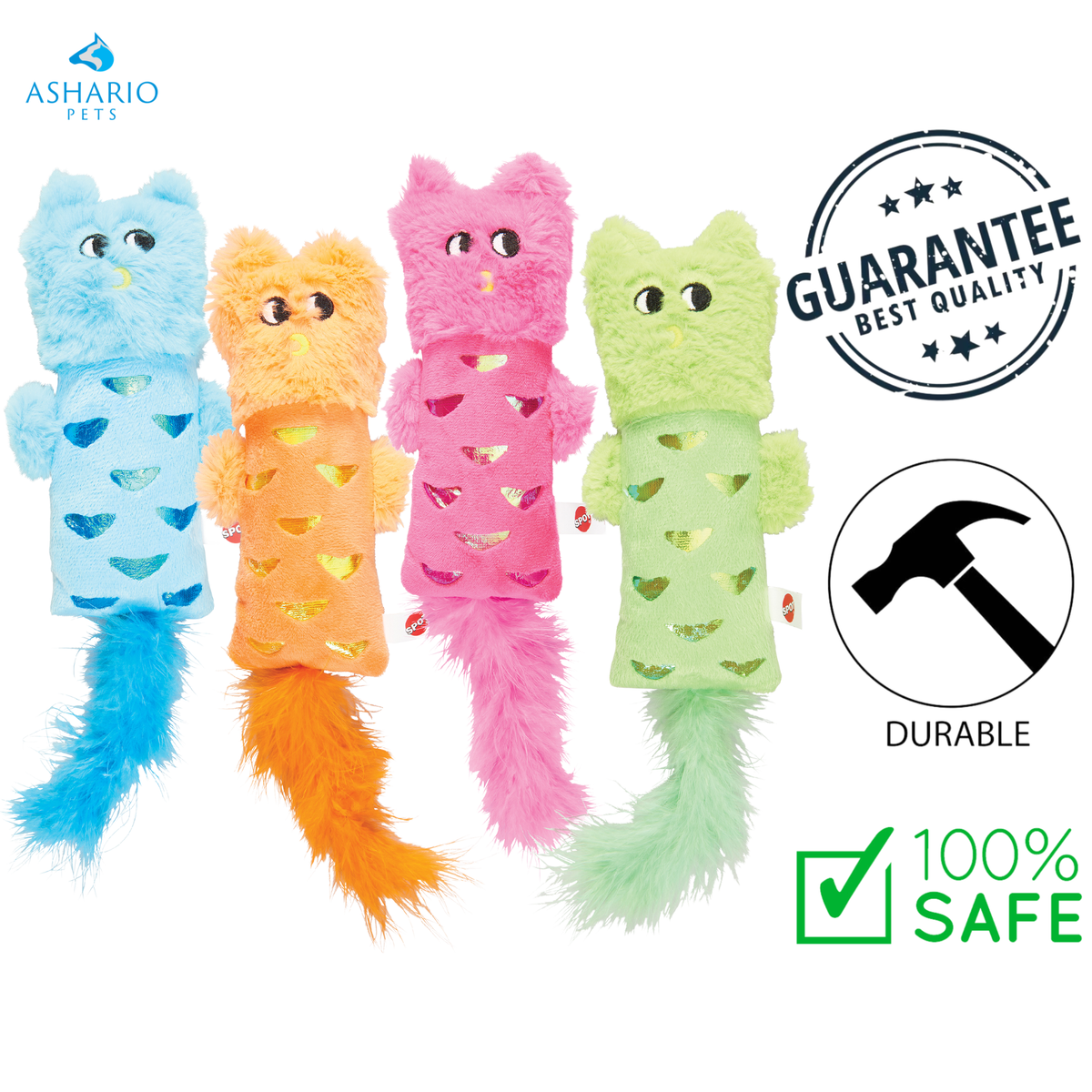 Spot - Hug N Kick Shimmer Glimmer Cat Toy