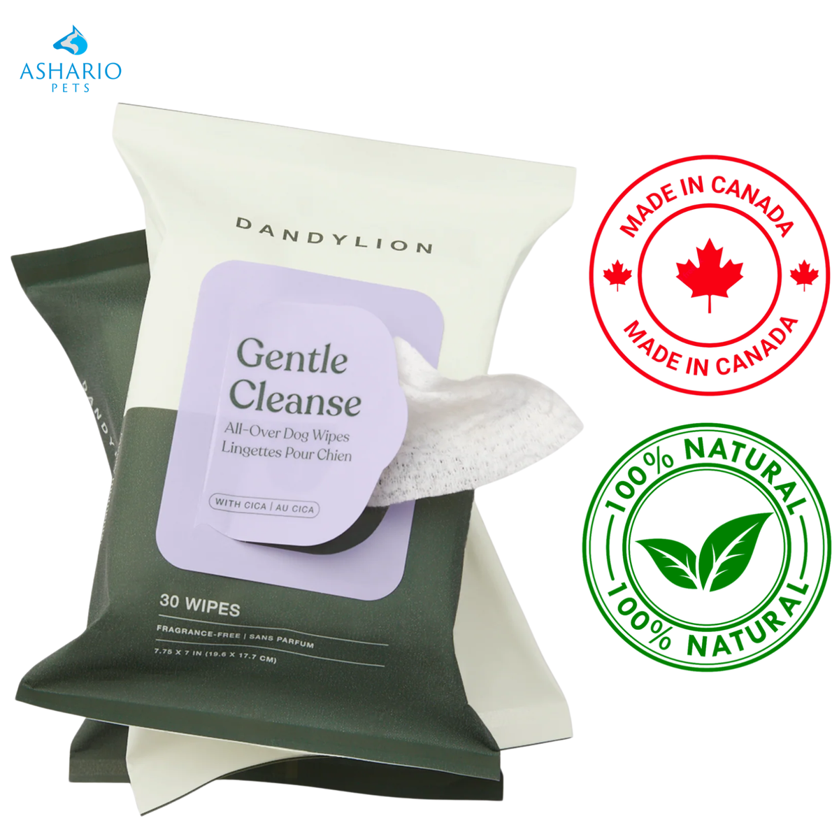 Dandylion - Gentle Cleanse Dog Wipes