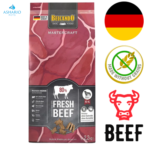 Belcando - Mastercraft Grain Free Fresh Beef Dry Dog Food