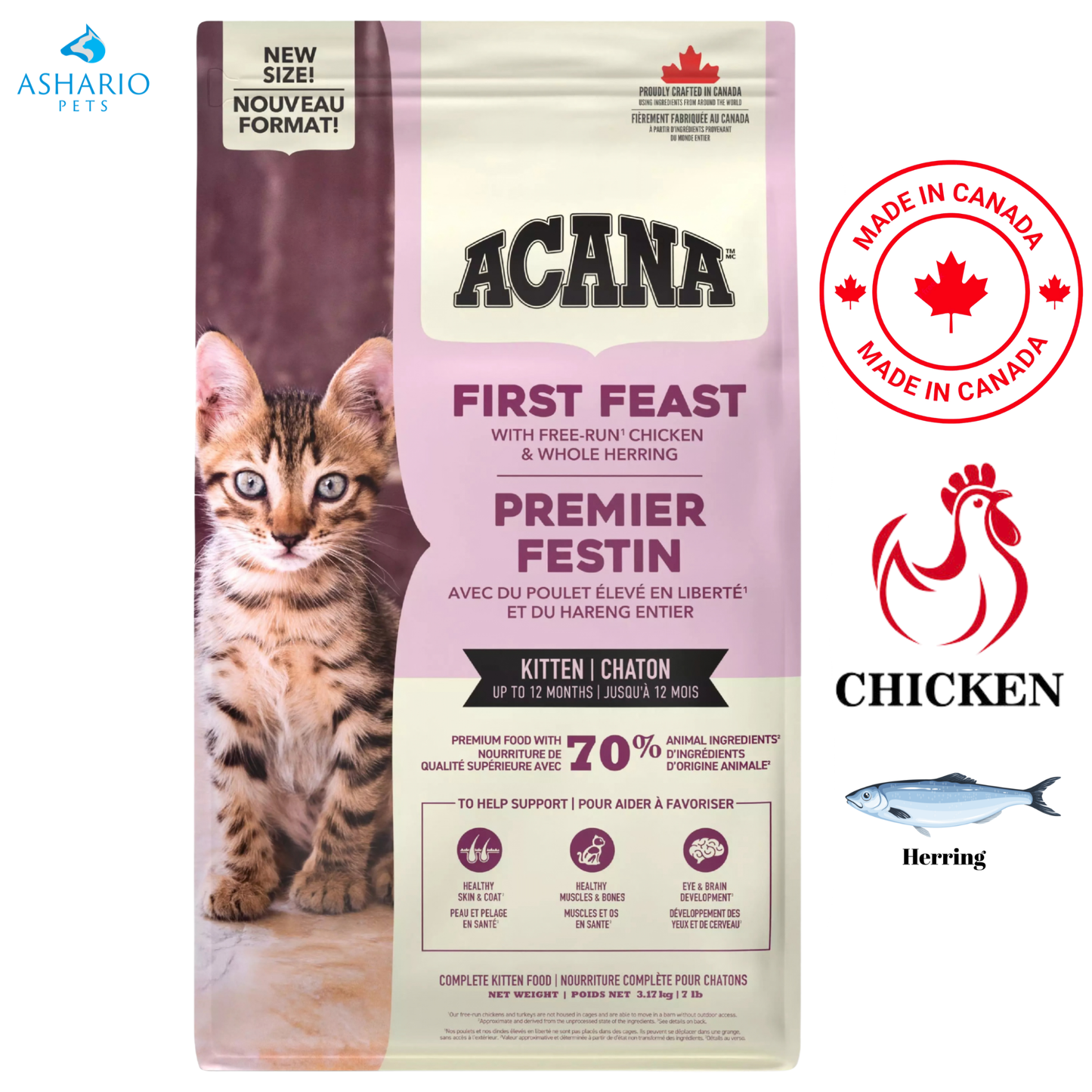 Acana - First Feast Kitten Dry Cat Food — view 2