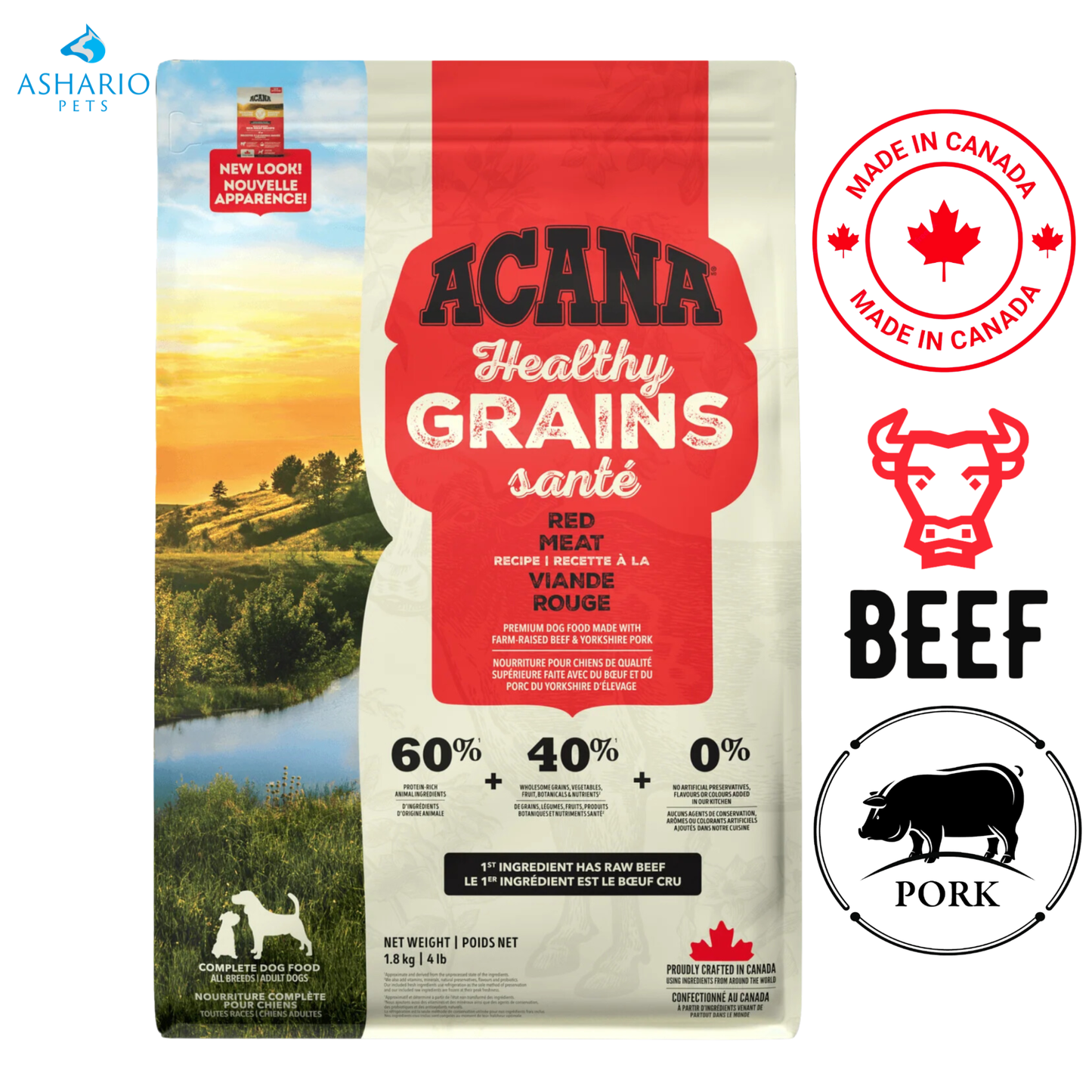 Acana - Healthy Grains Ranch-Raised Red Meat Dry Dog Food — main