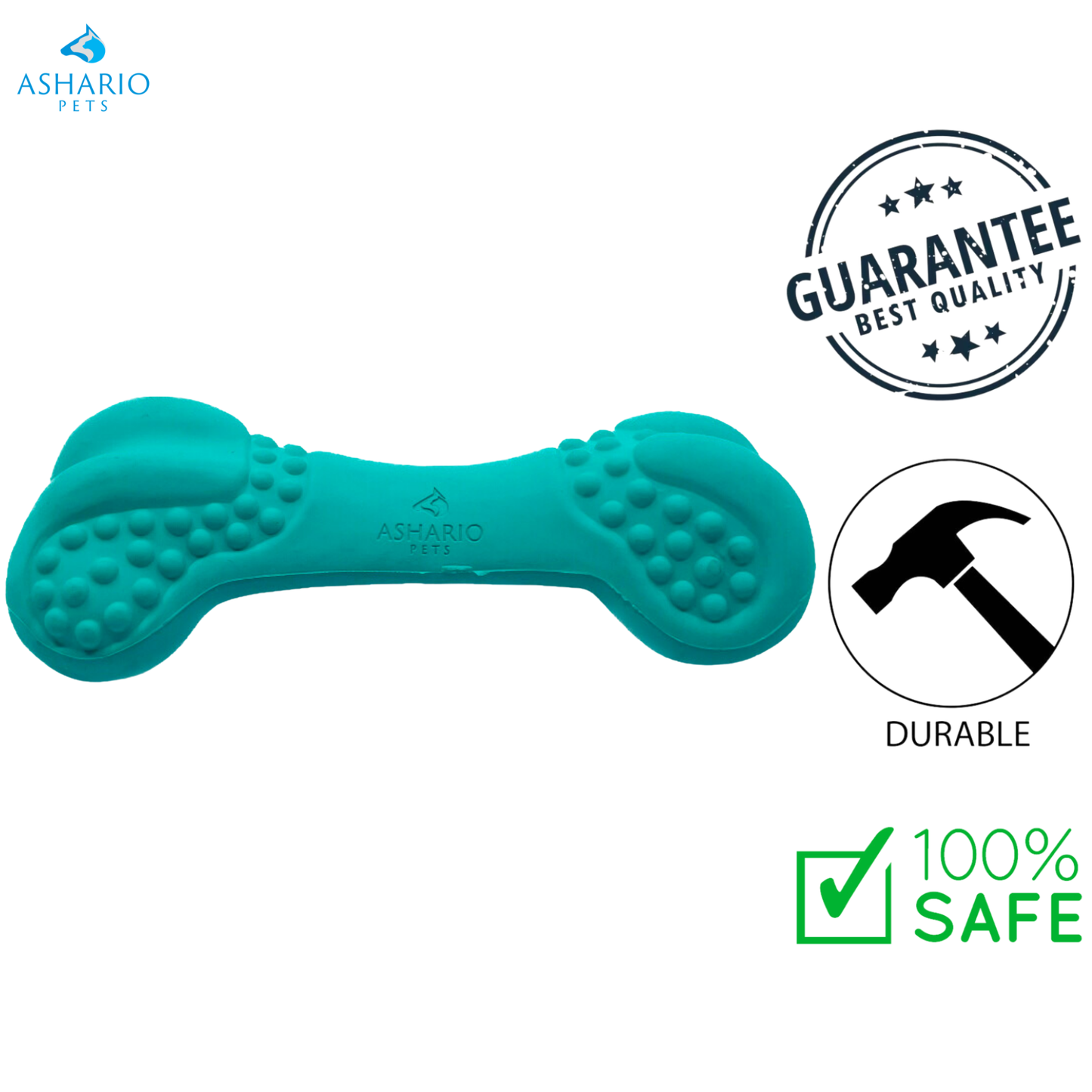 Ashario Pets - Jouet pour chien - Os