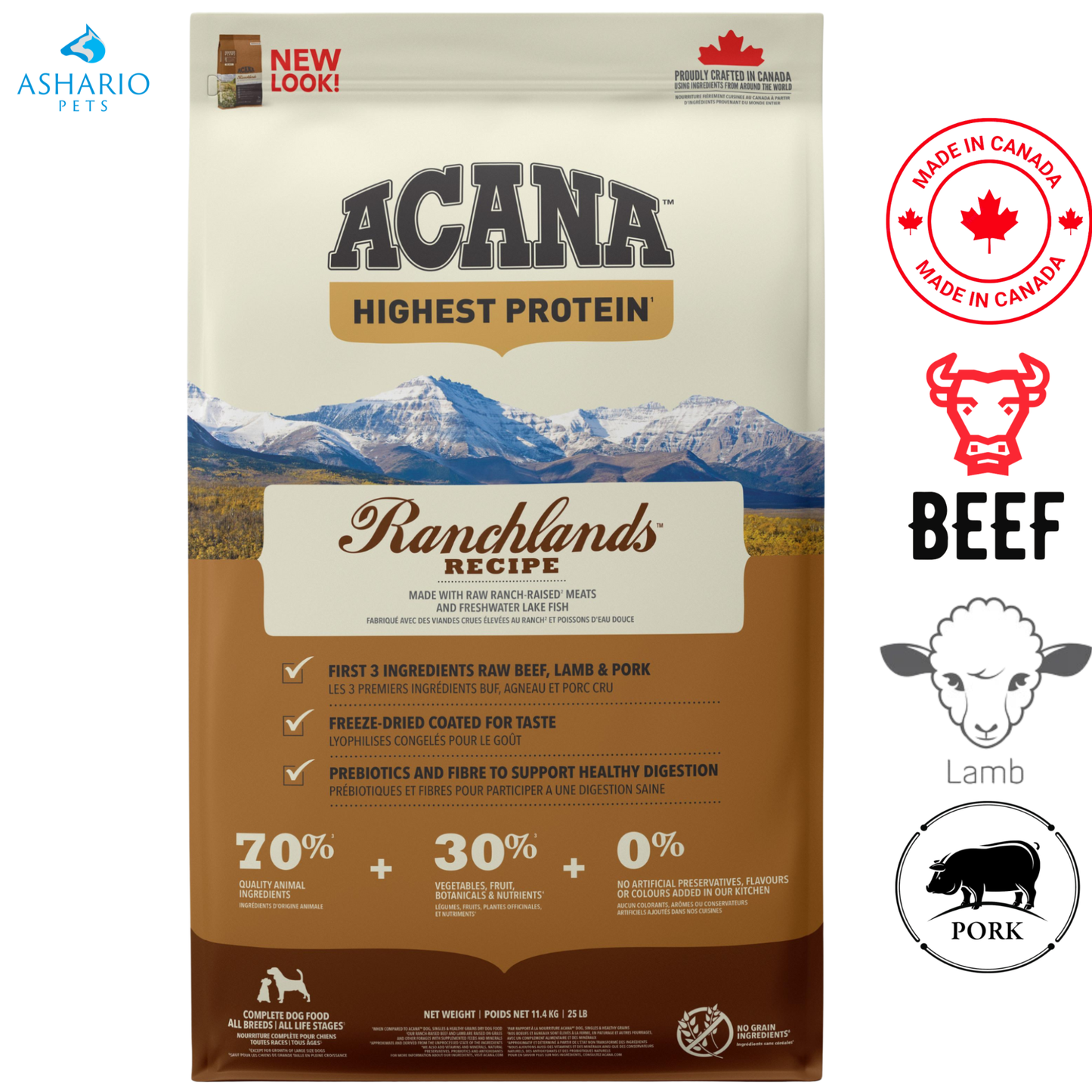 Acana - Ranchlands 成年犬干粮