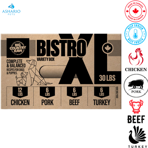 Big Country Raw - XL Bistro Variety Pack Raw Dog Food — main