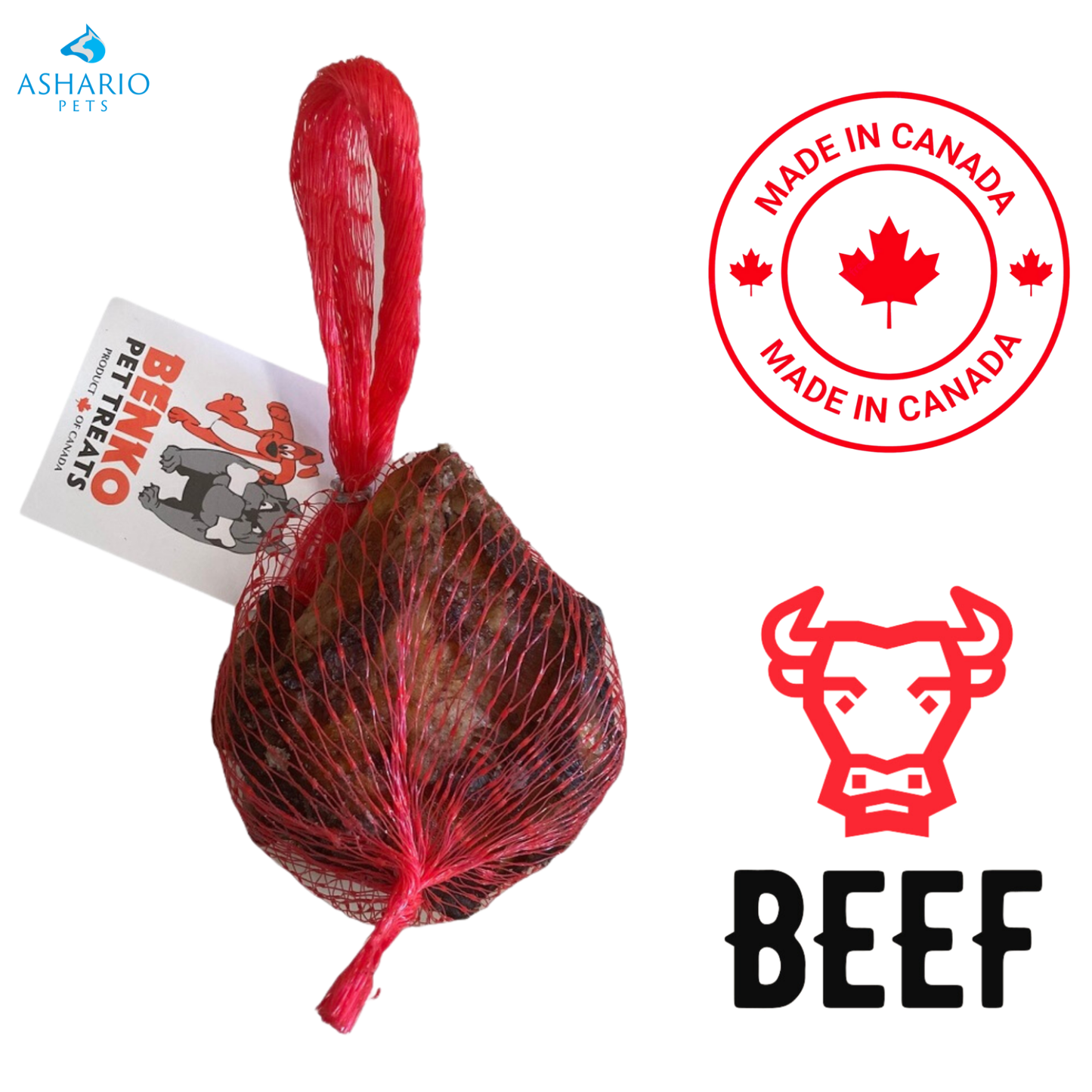 Benko - Beef Bite Knuckle Dog Treats