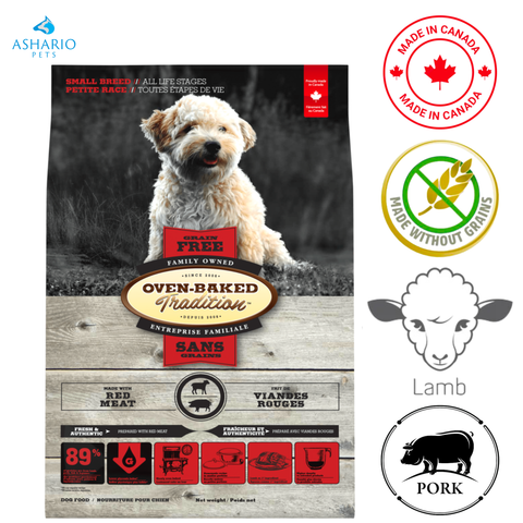 Oven-Baked Tradition - Nourriture sèche pour chiens de petite race à toutes les étapes de la vie, à base de viande rouge - 5 lb