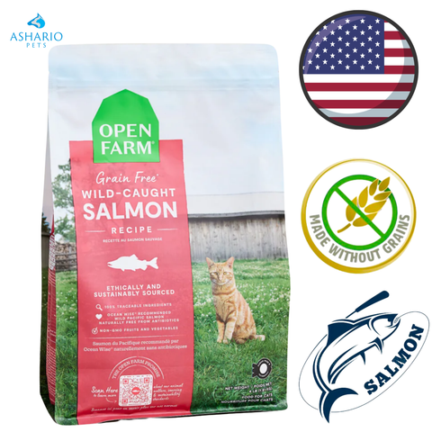 Open Farm - Grain Free Wild Caught Salmon Dry Cat Food — main