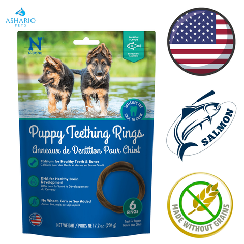 NPIC - Puppy Salmon Flavour Teething Rings — main