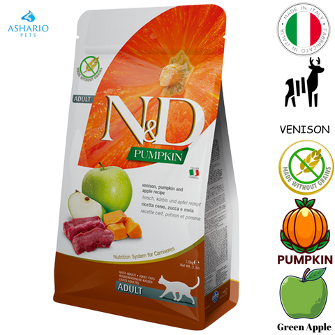 Farmina - Pumpkin Venison & Apple Dry Cat Food — main