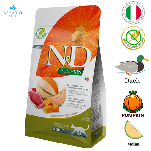 Farmina - Pumpkin Duck & Cantaloupe Dry Cat Food