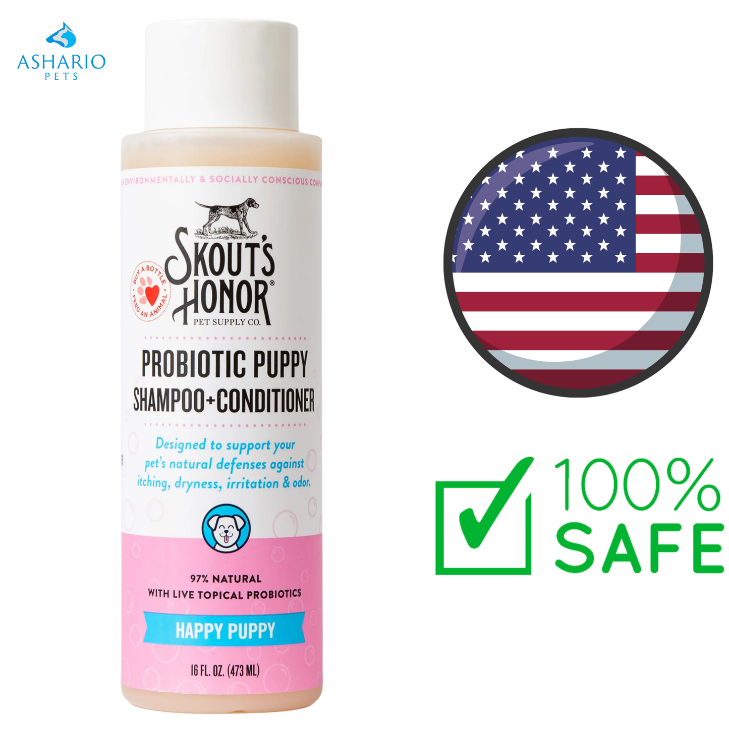 Skout's Honour - Probiotic Puppy Shampoo + Conditioner