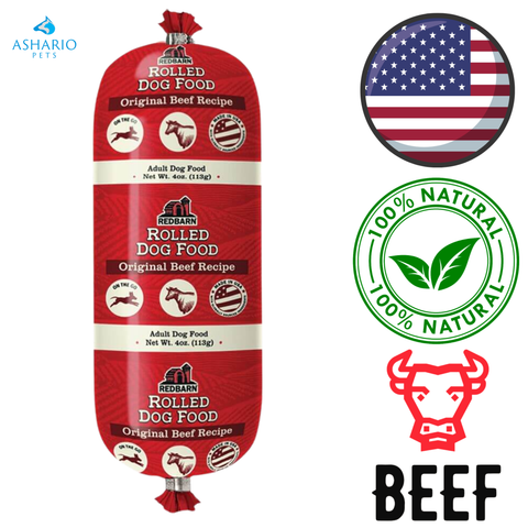 RedBarn - 牛肉卷狗粮 - 4 盎司