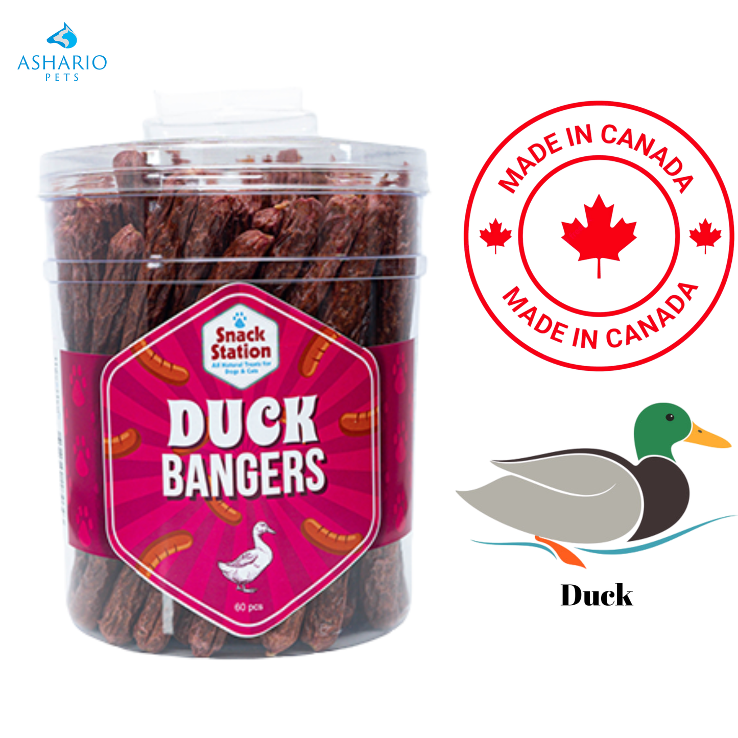 Ceci et cela - Friandises pour chiens Duck Bangers